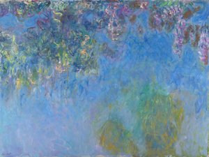 Wisteria, 1920-25 door Claude Monet